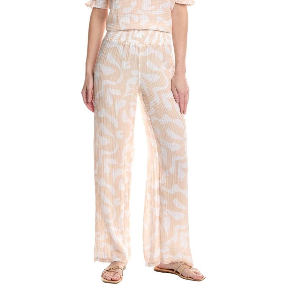 Michael Stars Womens  Susie High-Rise Wide Leg Pant